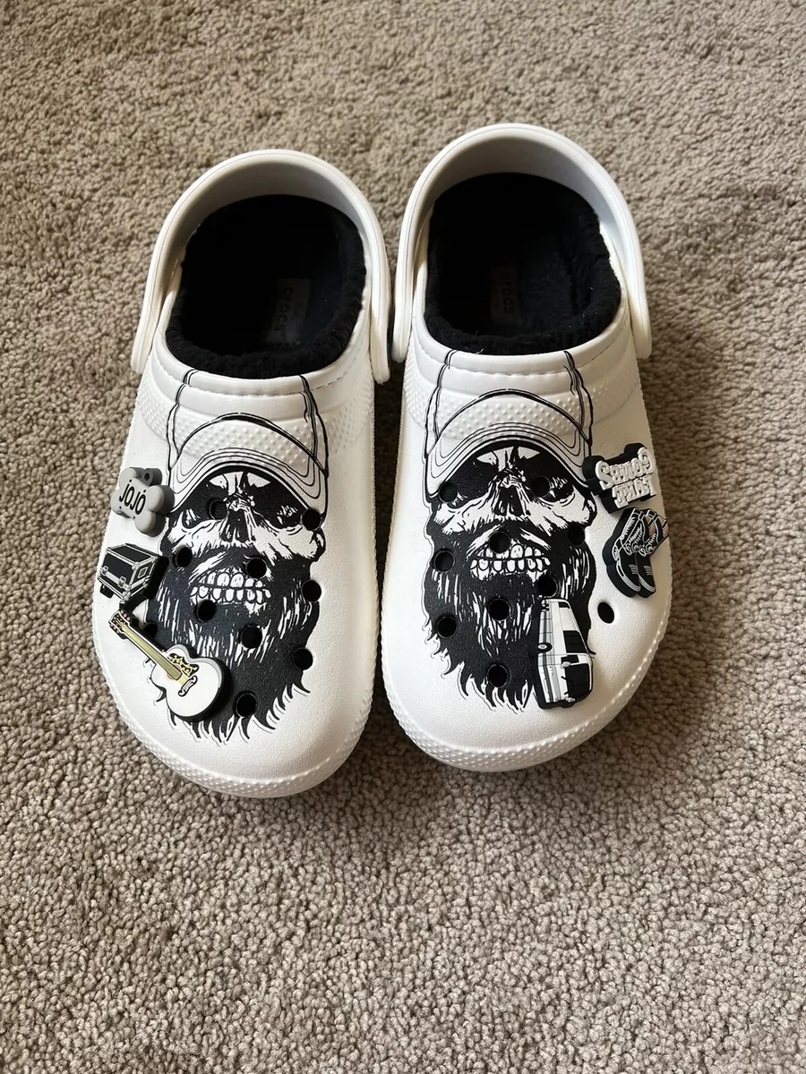 Sold Out Luke Combs Limited Edition LC3 Fuzz Lined Skully Crocs Jibbitz 6 8  - Accessories