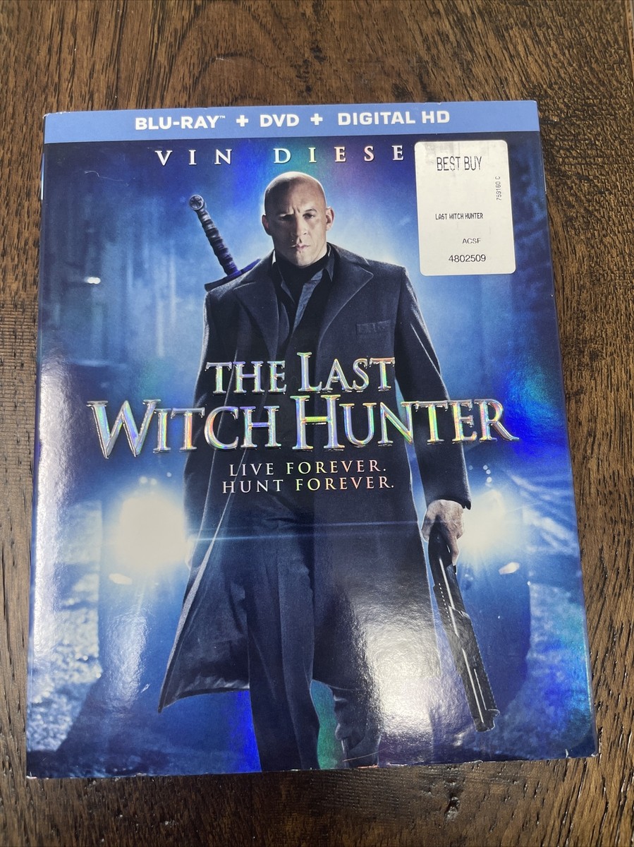 The Last Witch Hunter (Blu-ray, DVD, Digital Code, 2015) W