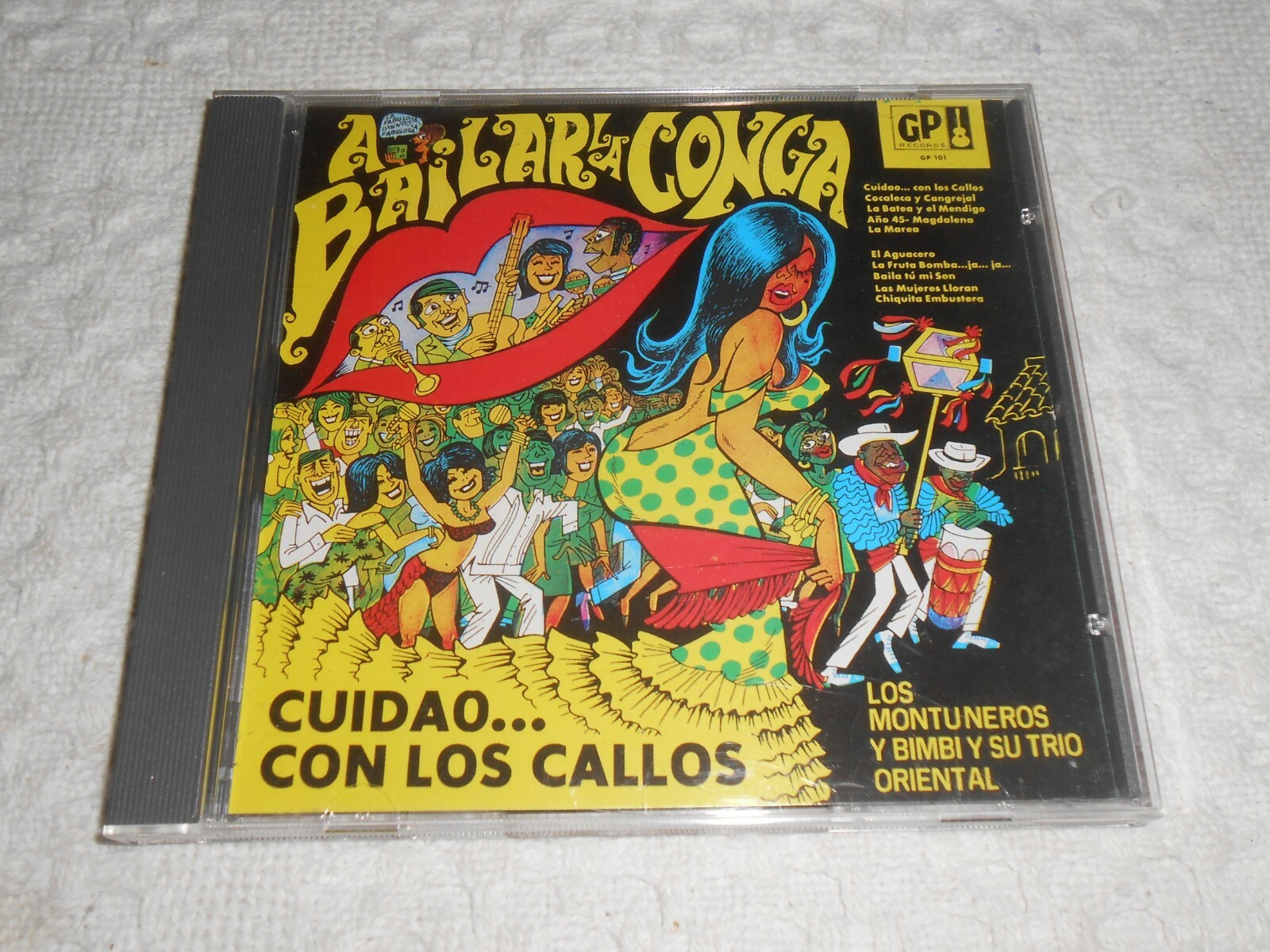 CD- LOS MONTUNEROS Y BIMBI Y SU TRIO ORIENTAL, A BAILAR LA CONGA ( tested )