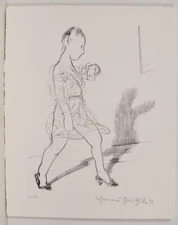 Johannes Grützke/1993/autographed/only 25 copies/pauvre bobo/lithograph/2