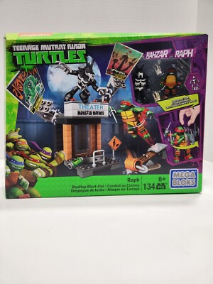 Mega Bloks Raph Rooftop Blast-Out Teenage Mutant Ninja Turtles 134 Pcs Sealed