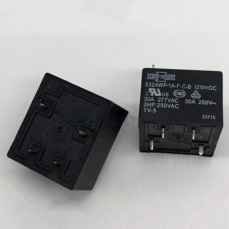 1 PCS NEW IN BOX SONG CHUAN 832A 1A C B 12VDC Electromagnetic Relay - Foto 6