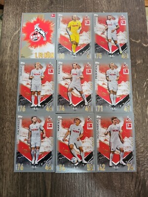 Match Attax Bundesliga 23/24 Komplettes Team 1. FC Köln ( Alle 18 )