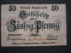 Emergency money note 1921: City of Bayreuth, Bavaria, 50 Pfg., Opera
