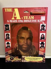 Colorforms Rare Vintage 1983 A-Team MR T Amazing Disguise Kit Magnetic Wand