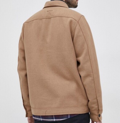 Hugo Boss wool blend jacket colour beige transitional Size S | eBay