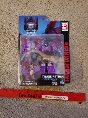 Transformers Titans Return Deluxe Class Mindwipe & Vorath Headmaster New
