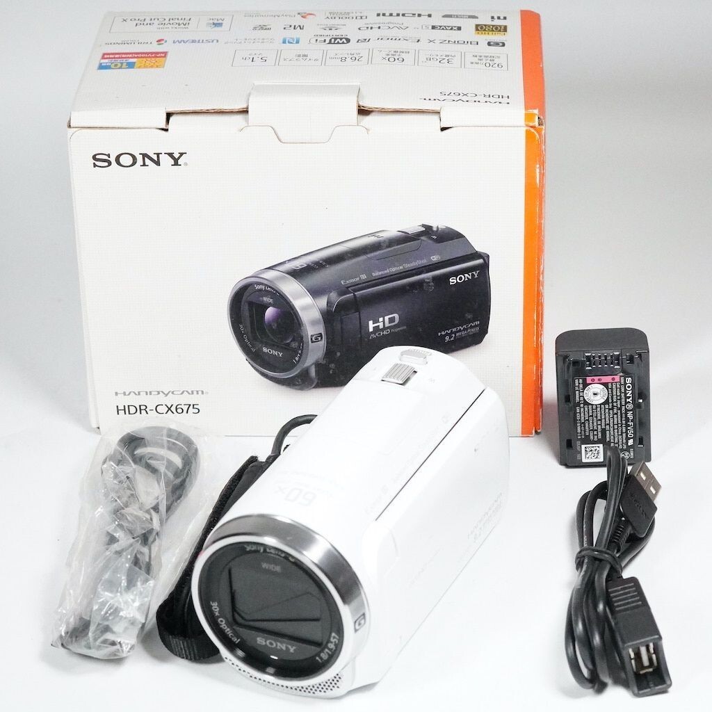 SONY HDR-CX675 ハンディカム 9.2メガピクセル Sony HDR-CX675 Full HD Handycam Camcorder with 32GB HDRCX675/B