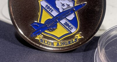 US Navy Blue Angels Challenge Coin US Marine Corps 100th