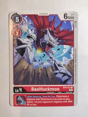 BaoHuckmon BT6-011 Digimon Card Game