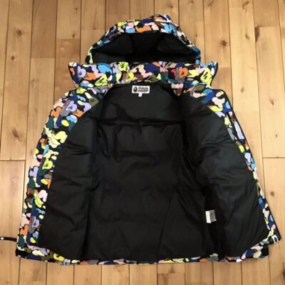 BAPE DETACHABLE 3WAY DOWN JACKET multi camo A Bathing Ape Size S
