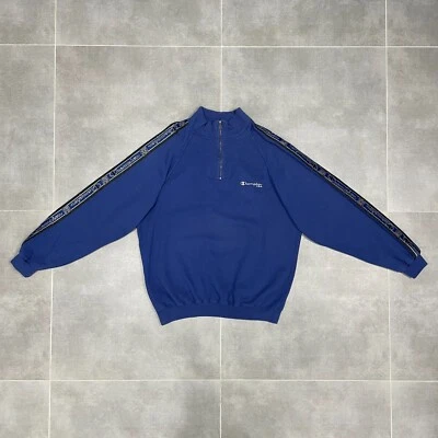 Sweat-shirt vintage Champion USA 1/3 zip taille XL - Photo 1/4