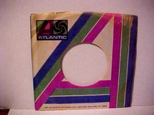 "ATLANTIC" RECORDS 7" 45 RPM COMPANY PAPER SLEEVE ONLY NO RECORD USA