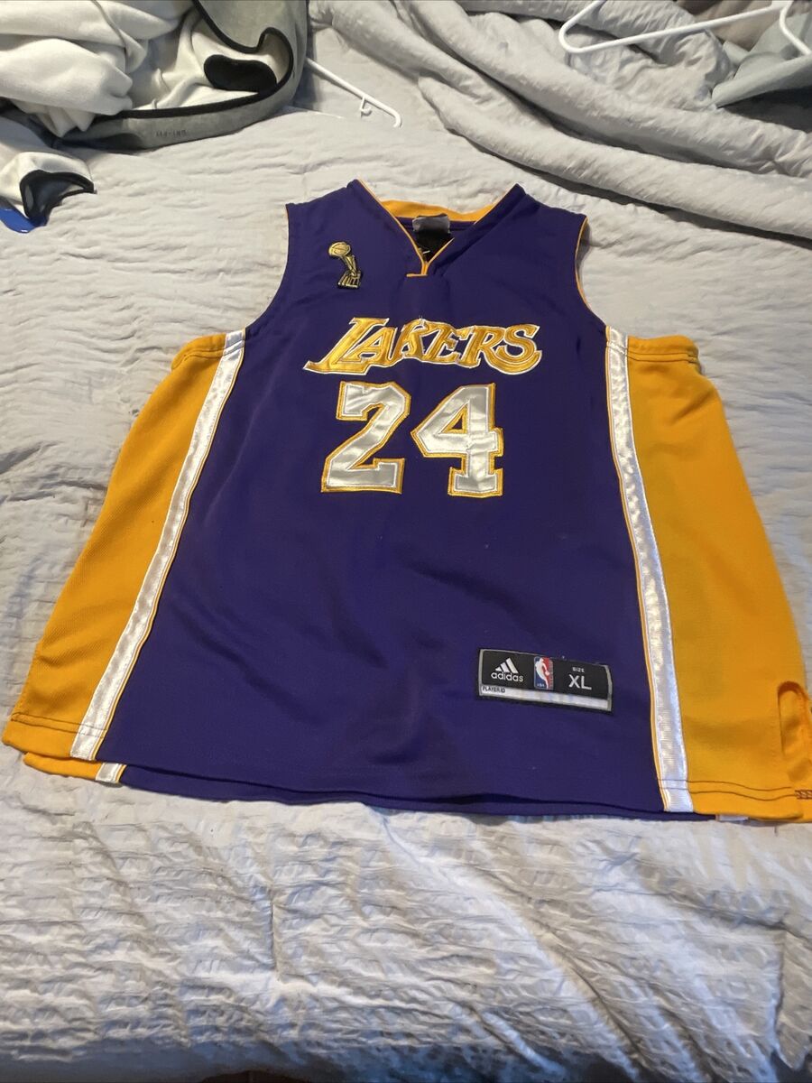 ultra rare Kobe Bryant #24 finals LA Lakers purple Adidas ultra rare Kobe Bryant #24 finals LA Lakers purple Adidas