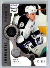 2005-06 Upper Deck Rookie Update #236 Ryan Craig 2005-06 SP Game Used Update