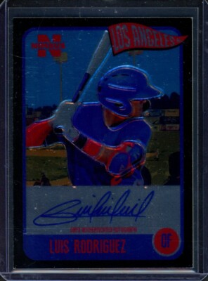 LUIS RODRIGUEZ 2020 Onyx Nimbus Black Autograph AUTO #NALR (#/25)