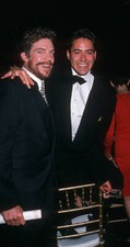 Christopher McDonald and Robert Downey Jr. During Chances Ar - 1989 Old Photo 1
