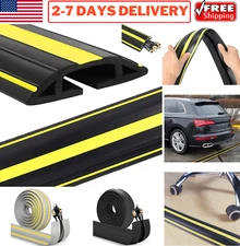 Heavy Duty Floor Cable Cover Power Cord Protector Outdoor Wire Hider Concealer