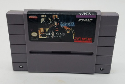 Batman Returns - Super Nintendo SNES (Authentic) Game Cart, Tested