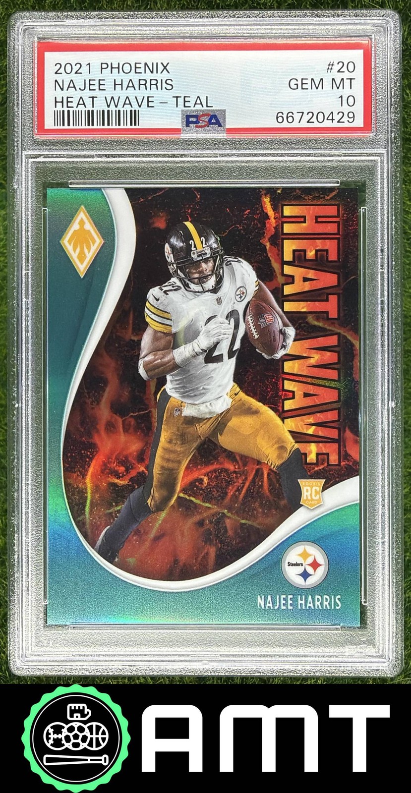 Najee Harris Panini Phoenix Heat Wave #20 Teal