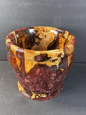 Handmade Pecan Wood and Resin Bowl Decorative Unique