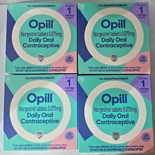 Opill Daily Oral Contraceptive 4x28day Supply 112 count 08/2026