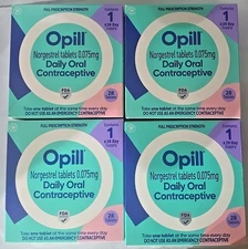 Opill Daily Oral Contraceptive 4x28day Supply 112 count (08/2026)