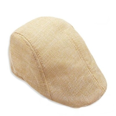 Traditional Irish Flat Cap Flax Ivy Cap for Men Classic Driving Hat Style
