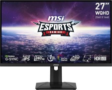 Image of MSI G274QPX 27 Widescreen IPS LED Black Monitor 2560x1440 1ms 2xHDMI DisplayPort