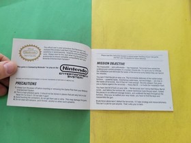Heavy Barrel Nintendo NES Instruction Manual Only