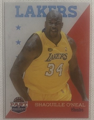 2011-12 Past & Present Basketball Shaq Shaquille O Neal Card #88 Lakers