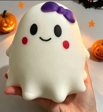 Ghost Squishy, Girl Halloween Ghost, New in Sealed Box