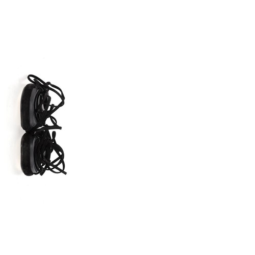 Khaite Alba Strappy Chunky Flat Sandals In Suede Women Black Size 37 - Picture 8 of 12