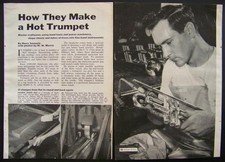 Conn Trumpet How Trumpets are Made 1957 vintage factory pictorial