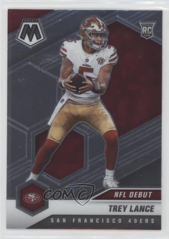 2021 Panini Mosaic NFL Debut Trey Lance #244 0t2f
