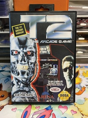 Terminator T2: The Arcade Game (SEGA Genesis, 1992) CIB Complete - Tested