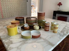 Block Chromatic Dinner Place  Setting