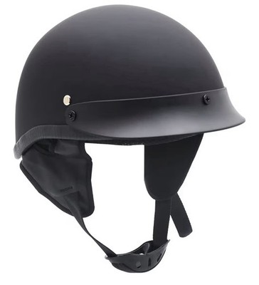 HTTMT MT506-001-S DOT Certified Matte Black Flat Black Helmet Like Harley Davids