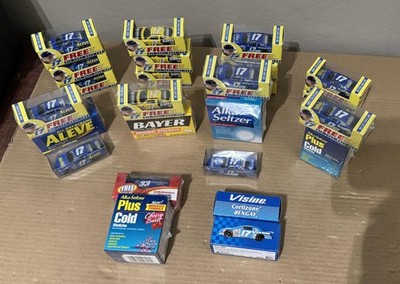 Matt Kenseth 20 car set lot of promo Bayer Alka Seltzer Plus Aleve Visine