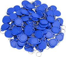 100Pcs RFID Key Fob ID Card Key Tags 125Khz RFID EM-ID Card Keyfob for Door Acce