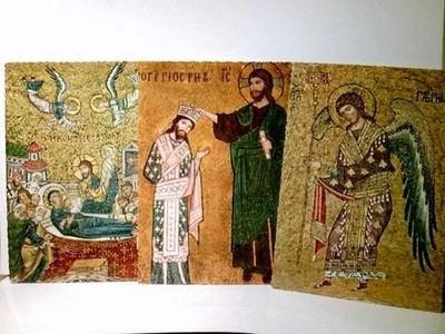Palermo. Sizillien. Italien. 3 x Alte Ansichtskarte farbig. ungel. ca 60 / 70ger