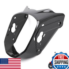 Mokuo Motorcycle Carbon Fiber Headlight Cover Fit For Honda Grom Msx 125