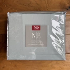NWT Noble Excellence Egyptian Cotton Sateen 500 Thread California King Sheet Set