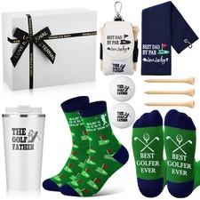 10 Pcs Golf Gifts Set for Dad Funny Golfer Gift for Men Include Tumbler Golf ...