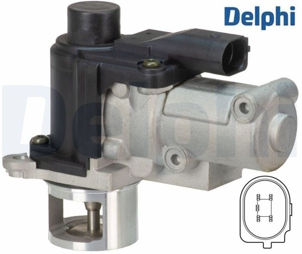 Delphi EG10471-12B1 Agr-Ventil AGR Ventil AbgasrüCkfüHrventil FüR VW-image