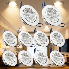 4/10 Pack 3W/5W Dimmable LED Downlight 110V Recessed Ceiling Spotlight