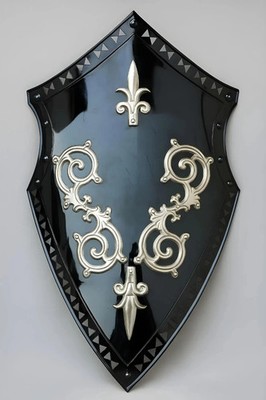 Knight Viking Shield Medieval 18GA Steel LARP Cosplay Wall Decor Armor