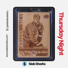2024 UPPER DECK ENGRAINED ICONS #CT-SU MATS SUNDIN CARVED IN TIME LIMITED TO 100