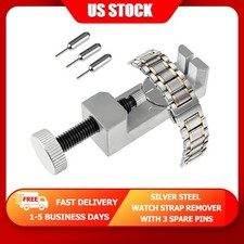 Metal Adjustable Watch Band Strap Bracelet Link Pin Remover Repair Tool Kit US