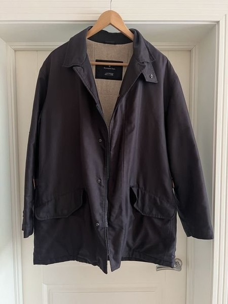 Herren Ermenegildo Zegna Jacke Schwarz XL